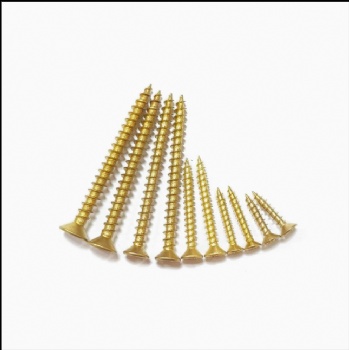 Copper-Plated Countersunk Tapered Self-Tapping Screws