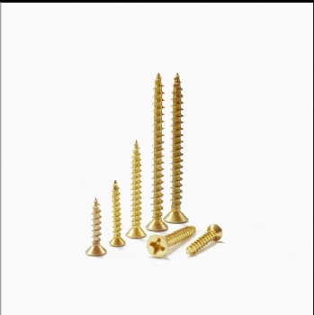 Copper-Plated Countersunk Tapered Self-Tapping Screws