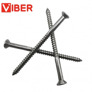 Cross Recessed Single Countersunk Head Stainless Steel Screw