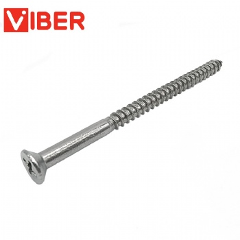 Cross Recessed Single Countersunk Head Stainless Steel Screw