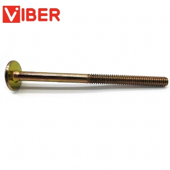 Yellow Zinc Flat Head Socket Hex Furniture Screw