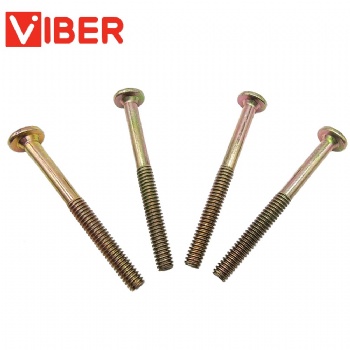 Yellow Zinc Phill Drive Flat Head Hex Furniture Screw - Meigesi_files