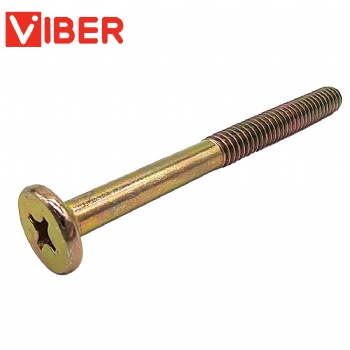 Yellow Zinc Phill Drive Flat Head Hex Furniture Screw - Meigesi_files