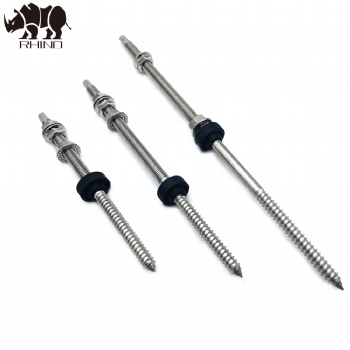 Solar Hanger Bolt with Nut and EPDM Washer