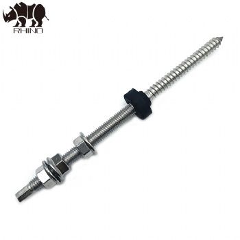 Solar Hanger Bolt with Nut and EPDM Washer